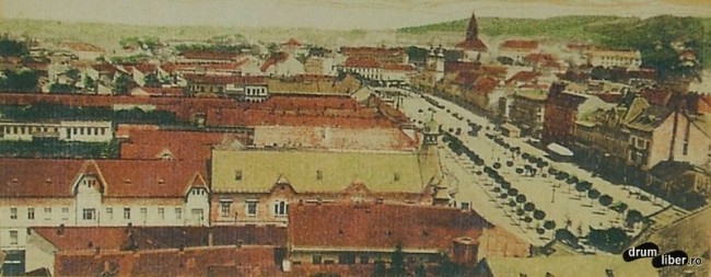 Vedere de sus Targu Mures 1918