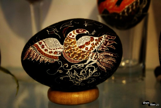 Ouă încondeiate în Muzeul din Moldovița
